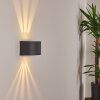 Windhoek Aplique para exterior LED, 2 luces