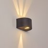 Windhoek Aplique para exterior LED, 2 luces