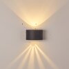 Windhoek Aplique para exterior LED, 2 luces