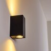 Aplique para exterior Nordborg LED Negro, 2 luces