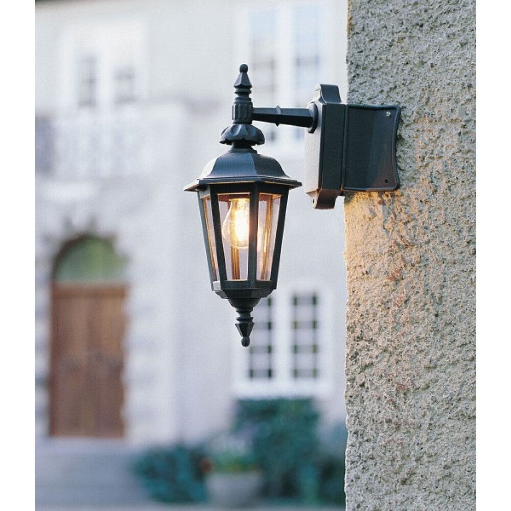 Konstsmide Pallas Aplique Negro, 1 luz main product photo