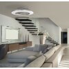 Ventilador de techo Mantra ALISIO LED Cromo, Gris, 1 luz, Mando a distancia