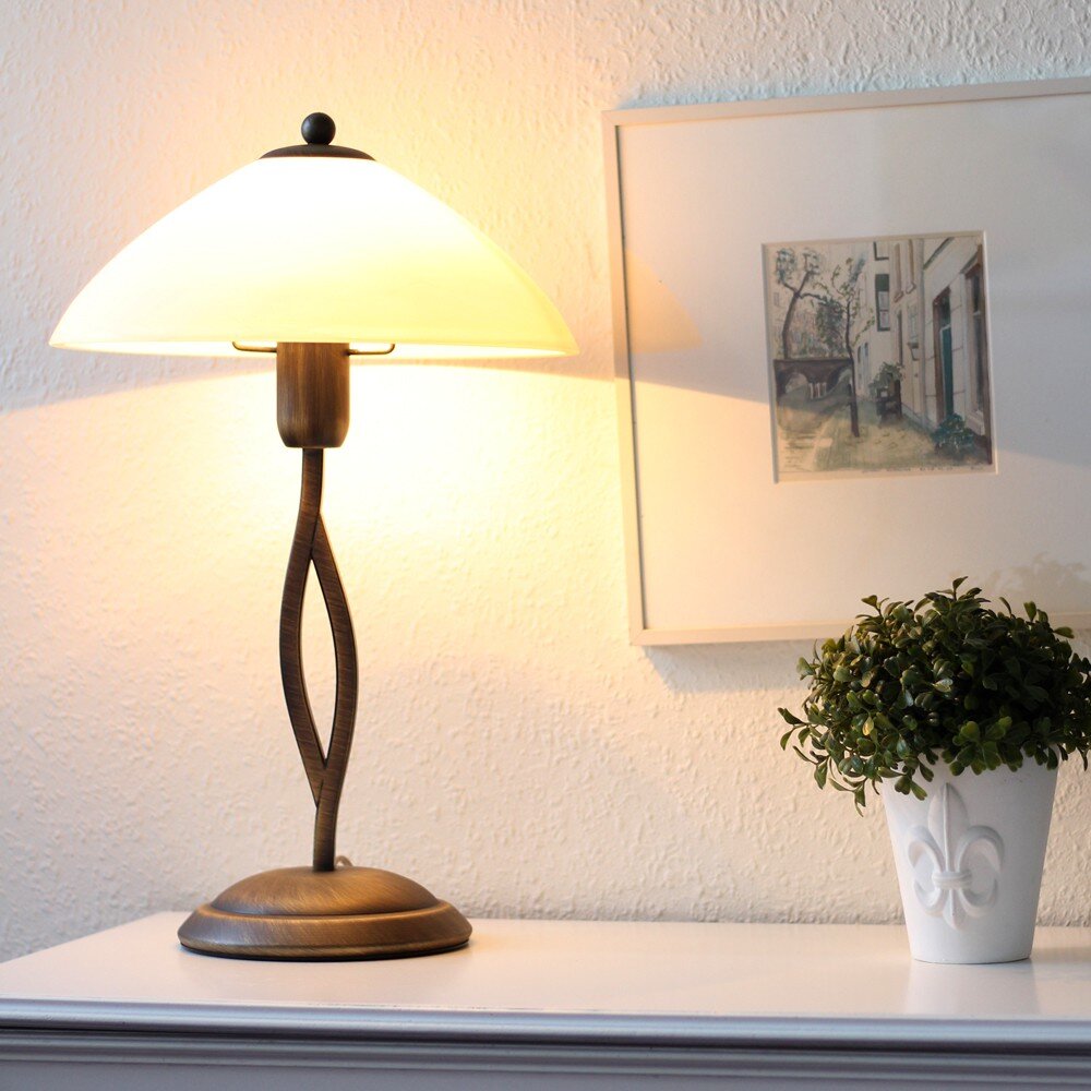 Steinhauer CAPRI Lámpara de mesa Bronce, 1 luz main product photo