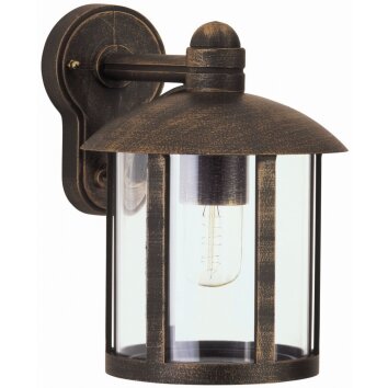 Albert 835 Aplique para exterior Marrón, Latón, 1 luz