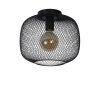 Lucide MESH Lámpara de Techo Negro, 1 luz