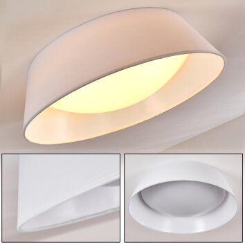 Negio Lámpara de Techo LED Blanca, 1 luz