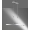 Honsel Metis Lámpara Colgante LED Níquel-mate, 1 luz, Cambia de color