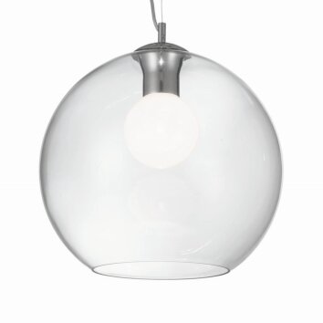 Ideal Lux NEMO Lámpara Colgante Cromo, 1 luz