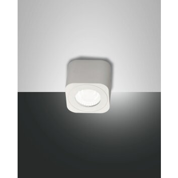 Fabas Luce Palmi Lámpara de Techo LED Blanca, 1 luz