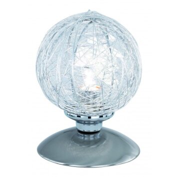 Paul Neuhaus WOMBLE Lámpara de mesa Acero inoxidable, 1 luz