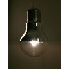 Ideallux Luce Lámpara colgante Cromo, Acero inoxidable, 1 luz