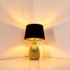 Pina Lámpara de Mesa dorado, 1 luz