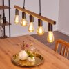 Blord Lámpara Colgante Marrón, Negro, 5 luces