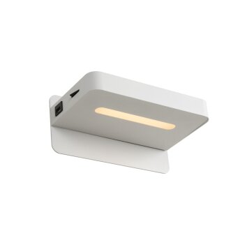 Lucide ATKIN Aplique LED Blanca, 1 luz