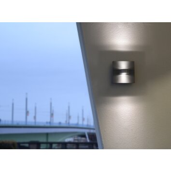 Lutec SPLIT Aplique para exterior LED Antracita, 1 luz