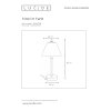 Lucide TOUCH Lámpara de mesa Níquel-mate, 1 luz