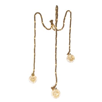 Globo ROVETO Decoración Colores ámbar, 3 luces