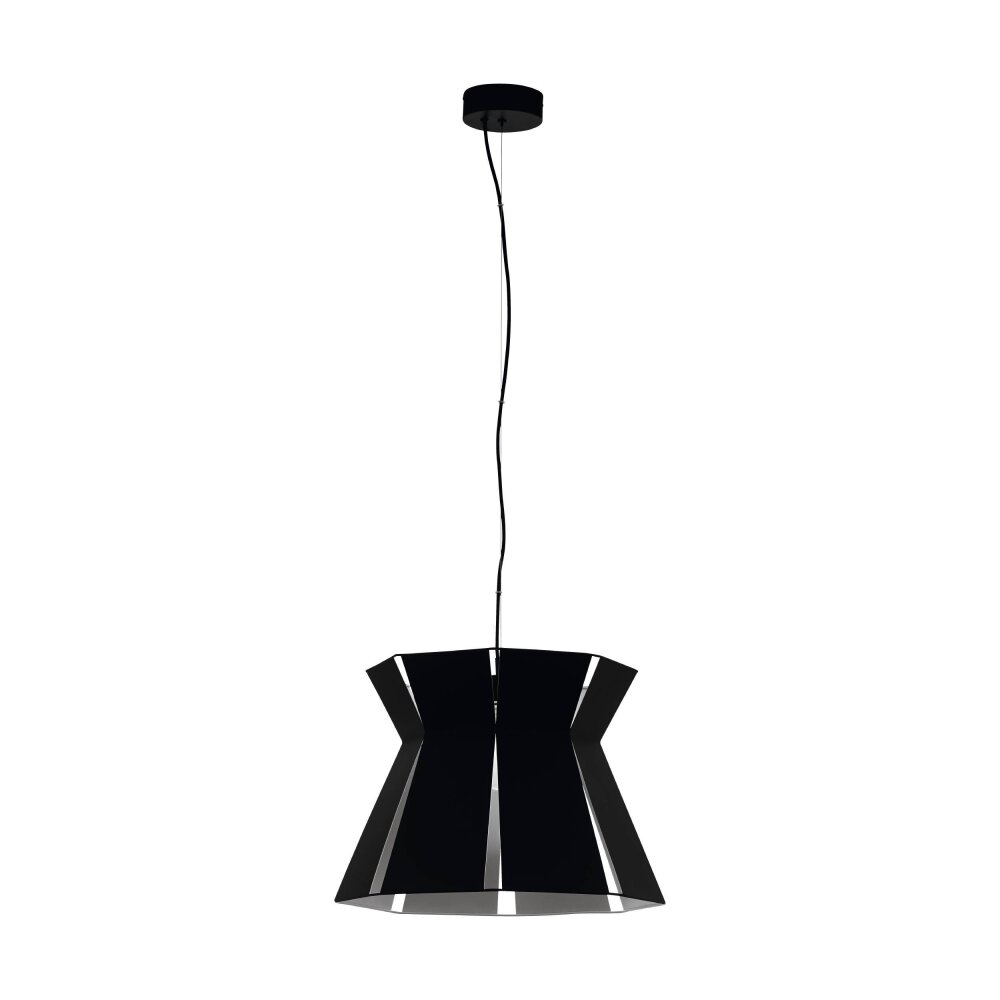 Eglo VALECROSIA Lámpara Colgante Negro, Blanca, 1 luz main product photo
