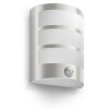 Philips Python Aplique para exterior LED Acero inoxidable, 1 luz, Sensor de movimiento