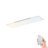 Leuchten-Direkt FLAT Lámpara de techo LED Blanca, 1 luz, Mando a distancia