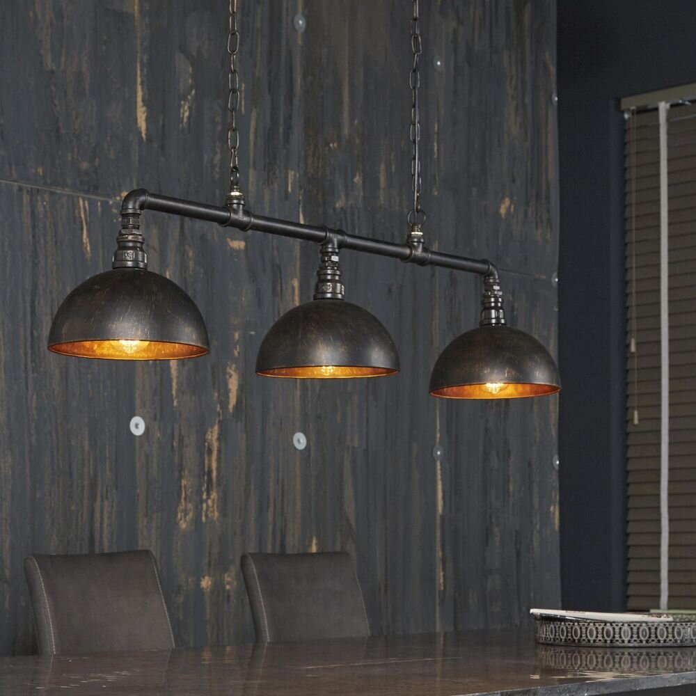 GROENEKAN Lámpara Colgante Negro, 3 luces main product photo