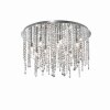 Ideal Lux ROYAL Lámpara de Techo Cromo, Aspecto de cristal, 12 luces