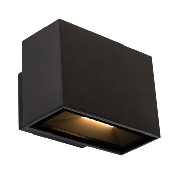 KS Verlichting Segment Aplique LED Negro, 2 luces