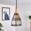 Flaine Lámpara Colgante Marrón, Negro, 1 luz