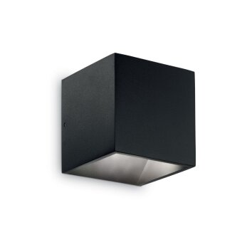 Ideal Lux RUBIK Aplique para exterior LED Negro, 1 luz