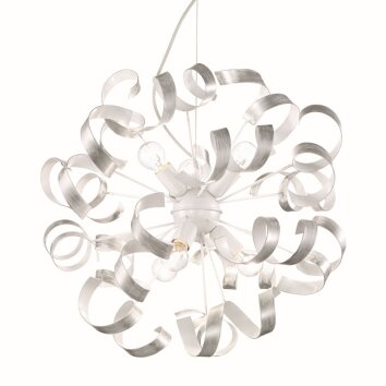 Ideal Lux VORTEX Lámpara Colgante Blanca, 6 luces