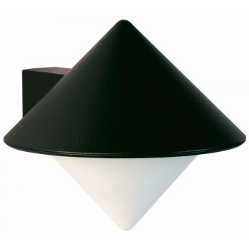 Albert 617 Aplique para exterior Negro, 1 luz