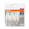 Osram LED E14 4,5 Watt 2700 Kelvin 470 Lumen Paquete de 3