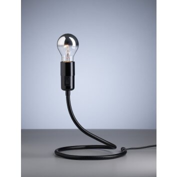 Tecnolumen Lightworm Lámpara de mesa Negro, 1 luz