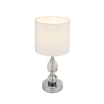Globo BRONN Lámpara de Mesa Blanca, 1 luz
