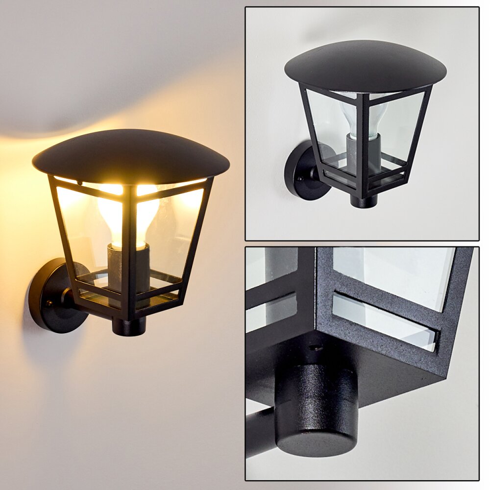 Siera Aplique para exterior Negro, 1 luz main product photo