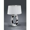 Reality TABA Lámpara de Mesa Plata, 1 luz