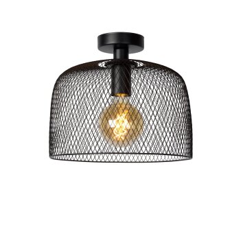 Lámpara de Techo Lucide MESH Negro, 1 luz