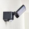 Aplique para exterior Larvik LED Antracita, 1 luz, Sensor de movimiento