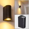 Aplique para exterior Nordborg LED Negro, 2 luces