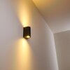 Aplique para exterior Nordborg LED Negro, 2 luces