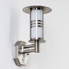 Forli Aplique para exterior Acero inoxidable, 1 luz, Sensor de movimiento