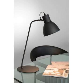 Lucide SHADI Lámpara de mesa Negro, 1 luz