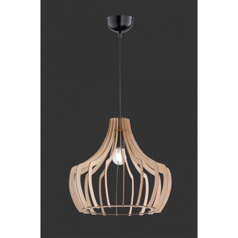 Reality WOOD Lámpara colgante Madera clara, 1 luz main product photo