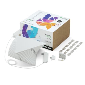 nanoleaf Rhythm Starter Kit Aplique LED Blanca, 1 luz, Mando a distancia, Cambia de color