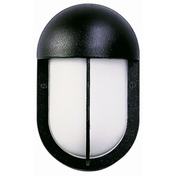 Albert 6031 Aplique para exterior Negro, 1 luz