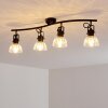 Bohemia Lámpara de Techo Negro, 4 luces