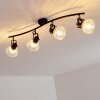 Bohemia Lámpara de Techo Negro, 4 luces