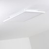 Bankura Lámpara de Techo LED Blanca, 1 luz, Mando a distancia, Cambia de color