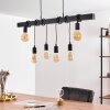 Barbengo Lámpara Colgante Negro, 6 luces