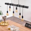 Barbengo Lámpara Colgante Negro, 6 luces